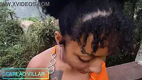 hot pretinha surrenders emotionally to deep cock sucking bliss