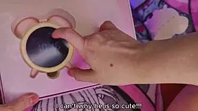 two vibrators stretch huge-titted slave's pierced pussy to destruction