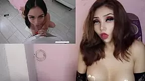 Wanna see big natural tits latina teen orgasm on pov creampie ride?