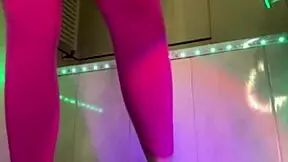 BIG GIRL IN LEGGINGS FINGERS WET PUSSY UNTIL MASSIVE SQUIRTING ORGASM EXPLODES