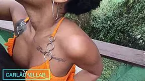 hot pretinha surrenders emotionally to deep cock sucking bliss