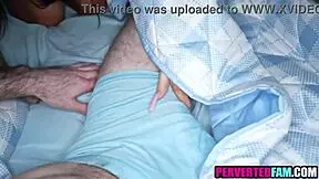 Heart races as step sister sneaks into bedroom midnight craving taboo blowjob doggystyle fuck pov hardcore