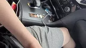 gf gives hot public car handjob blowjob ending with cumshot straight in her mouth 😜🍆💦