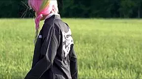 Mitsuri Cosplay Demon Slayer Rides Monster Cock Doggystyle