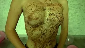 Cheerleader Petite Crushes Cake with Perfect Ass Small Tits Lingerie Panties Fetish