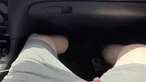 gf gives hot public car handjob blowjob ending with cumshot straight in her mouth 😜🍆💦