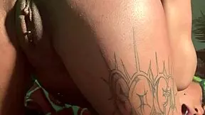 horny anal virgin stretches shaved asshole with toys