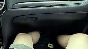 gf gives hot public car handjob blowjob ending with cumshot straight in her mouth 😜🍆💦