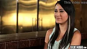 Does horny milf Tanya Tate's tongue drive teen Marina Angel's pussy wild with lesbian licks?