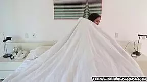 horny tiny tit mila jade takes deep cock pounding 😈🍆