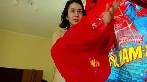 wanna see this big tit brunette rip her clothes off and tease her juicy shaved pussy lips??