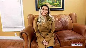 wanna watch kinky coed sabrina finger her hairy muff before deep pounding?