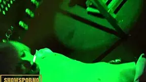 femdom brunette ties up teen blonde for kinky bdsm domination play