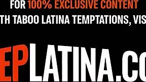 Latina Teen Stepdaughter Rides Stepdad's BWC in Rough Anal Cowgirl POV