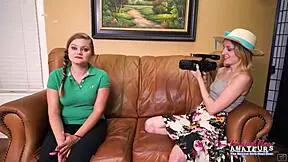 lauren and pixie rim that cock suck it deep and swallow the cum