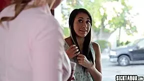 Does horny milf Tanya Tate's tongue drive teen Marina Angel's pussy wild with lesbian licks?