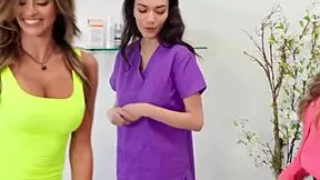 Armani Black and Sawyer Cassidy start at the spa then lick and ride in a hot 3some