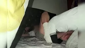 told mom i'm staying at friend's but school crush fucks me raw on homemade vid