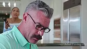 stepdaughter seduces with wet feet and squirting during taboo family cheating heat