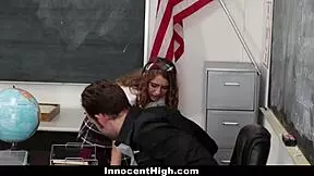 petite rebel lynn skips class to get her tight pussy banged hard by teacher in classroom