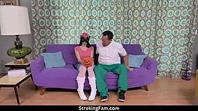 Alex Coal And Johnny Castle In A TABOO FAMILY FUCK FEST On The Sofa