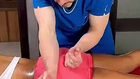 lily starfire relaxes with huge natural tits after massage 😌✨