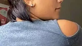 curvy latina mexican struts in tight leggings showing off her thick hips