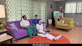 Alex Coal And Johnny Castle In A TABOO FAMILY FUCK FEST On The Sofa