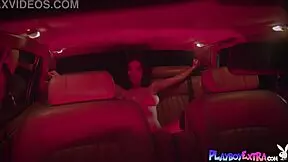 big natural tits asian teen lily andrews strips nude pierced nipples late night drive undressing