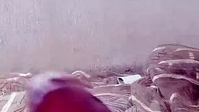 Ever seen an african dude stroke his juicy solo load like this?