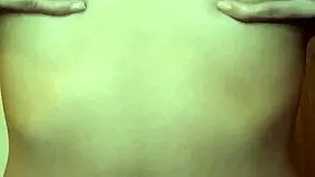 OMG Pretty Skinny Teen Fingers Her Small Tits Pussy Naked in Bathroom!