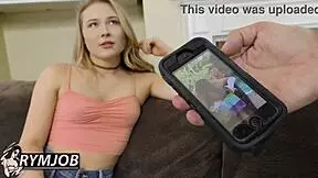 alyssa cole the stepdaughter in lingerie knows she's in big trouble with her daddy now