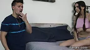 serena hill's pigtailed big natural tits suck jay romero cock pro 😍🍆