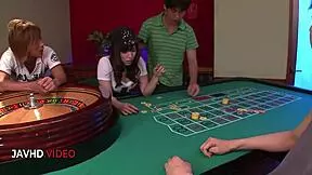 hinata's eager blowjobs spark a wild japanese group frenzy