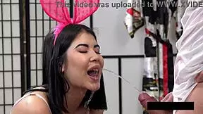 my piss tasting blowjob with lady dee ends in wet cum facial