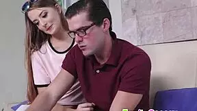 i can't believe my nerd stepsister's trimmed pussy got burned riding my cock so hard orgams everywhere