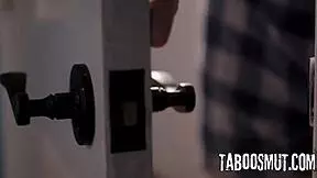 hot brunette teen jojo kiss blows and rides stepdad's cock doggystyle cowgirl