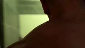 he bursts in, fucks her wet pussy in the shower before she rinses off