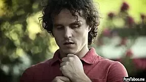 the sneaky milf stepmom lies back as her stepson dives in for taboo pussy pounding