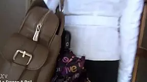 wild casting anal cumshot facial for young waitress alyzee!