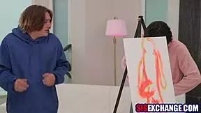 the artist stepsisters team up for a taboo foursome with stepbrothers