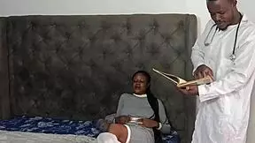 i keep getting sick just to feel this doc rip my clothes and pound my wet pussy with his big black cock cowgirl style