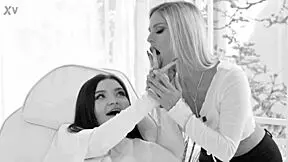 salon seduction chapter 2: sex crazed virgin butterfly and candee licious endure brutal dp pounding in massage