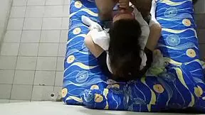 Mexican student hikes skirt for prof, gets pussy pounded to boost grades