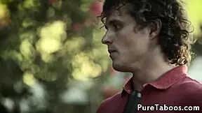 milf and teen share facial from taboo cock in forbidden threesome