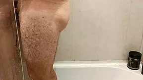 😏 Who's ready for this cheating wife slurping cumshots in the shower? 💦