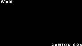 Blonde Hairdresser Candee Licious Seduces Virgin. Glass Dildo Action In Salon Unfolds