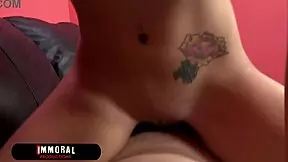 😍 lucky mark zane breaks in kharlie stone's tight pussy with feet and cowgirl! 🔥