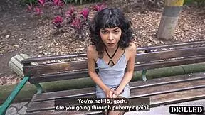 Busty Latina Cleaning Lady Bent Over and Fucked Rough for Visa Quickie