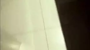 brushed brunette latina pees with husband in bathroom big clit nipples play